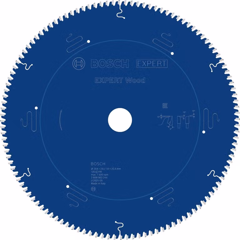 Lama circolare Bosch EXPERT Wood, 254x25,4 mm, Z120