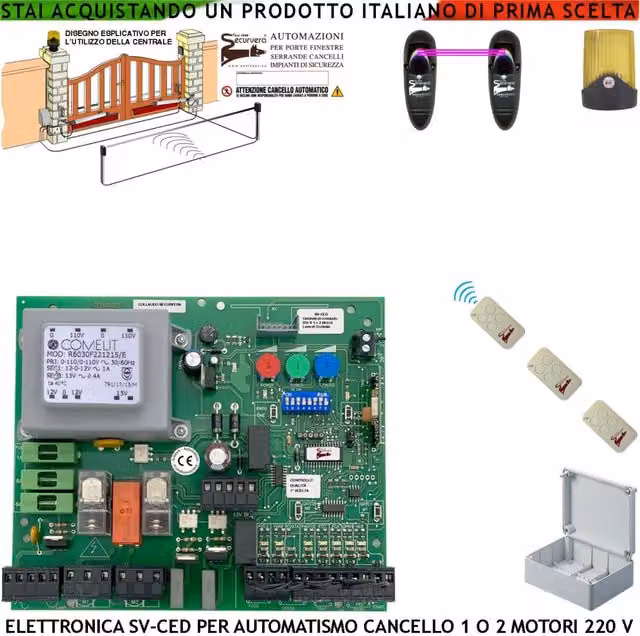 Smart Hub Securvera Verde con Connessione Cablata e Alimentazione a Rete