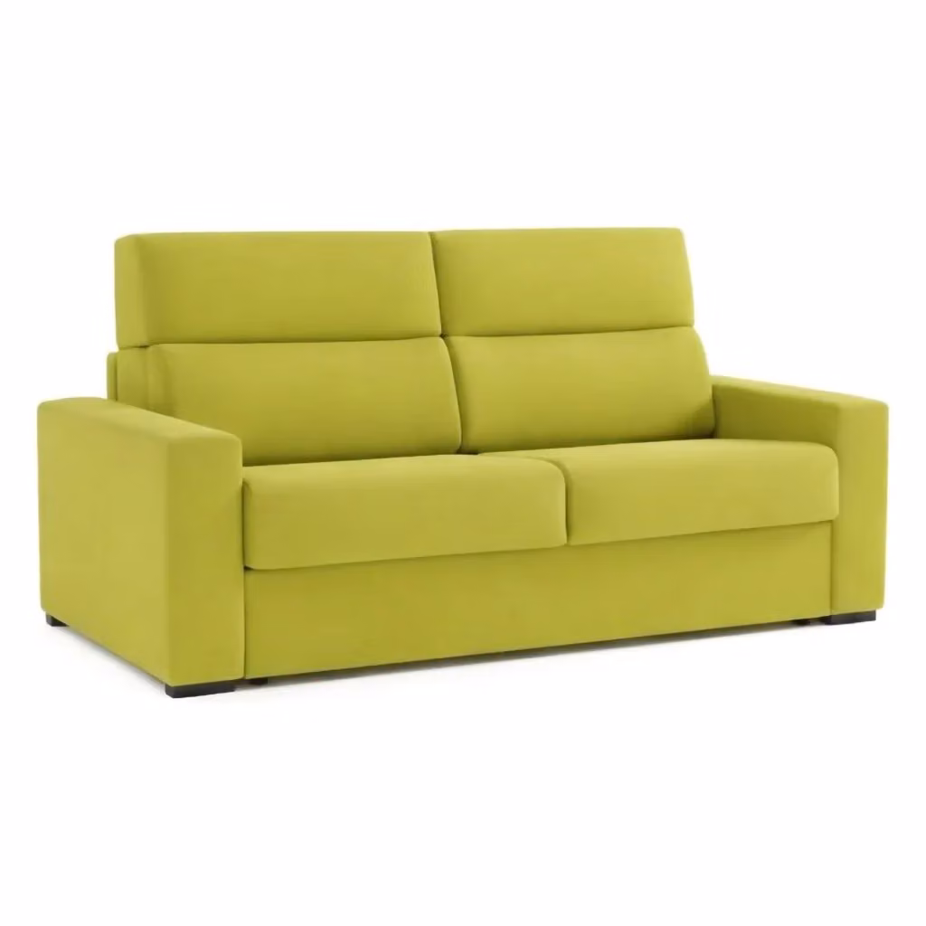 Divano Ozegna DMORA a 3 posti, Made in Italy, Verde, L: 220 cm, P: 95 cm, H: 45 cm – 2