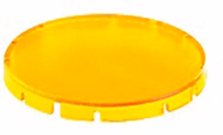Georg Schlegel Cappuccio pulsante, piatto trasparente Colore giallo Versione scrivibile e illuminabile - 1 pezzo