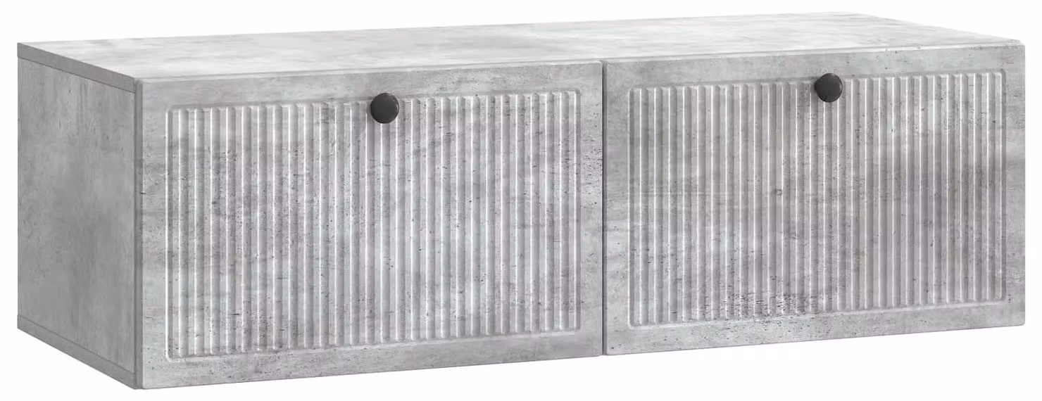 Mobile Porta TV da Muro Grigio Cemento 98 x 41 x 30 cm