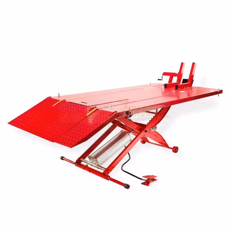 Piattaforma di sollevamento pneumatica per quadricicli 450 kg