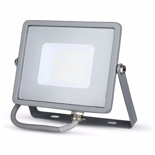 Faro LED SMD Chip Samsung 30W Colore Grigio 6400K IP65