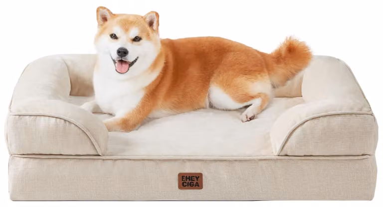 Letto ortopedico per cani, con memory foam, adatto a cani di piccola e media taglia