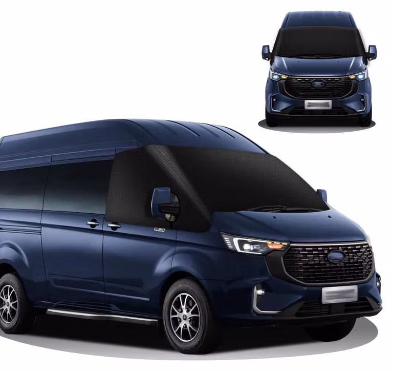 Copertura per parabrezza in tessuto Oxford 600D, impermeabile, con protezione solare e antigelo, per Ford Transit MK7