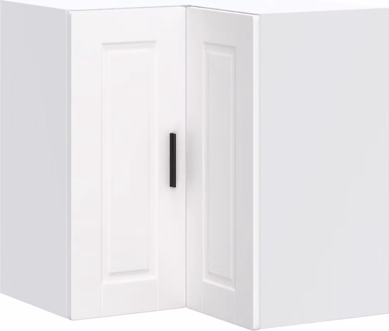 Pensile da Cucina ad Angolo Porto Bianco in Legno Multistrato