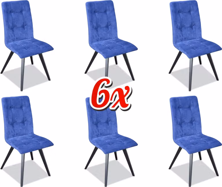 Gruppe Sessel Italienische Luxus Möbel Garnitur Esszimmer Stuhl Set 6x Stühle