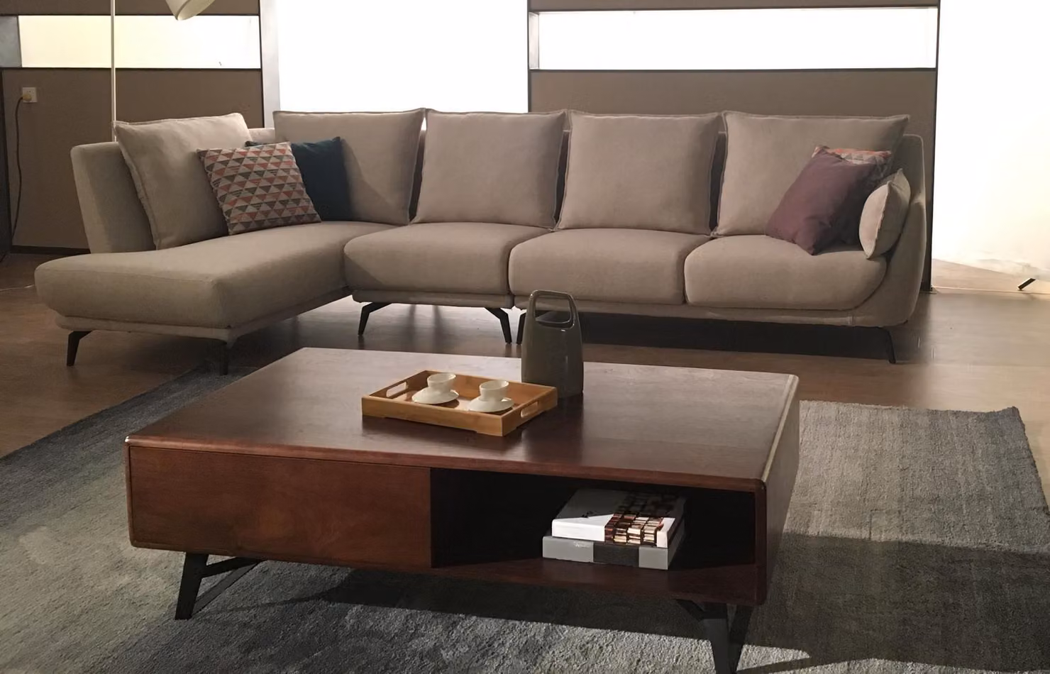Eck Sofa Couch Polster Eck Garnitur Textil Couchen Sofas Italienische Möbel