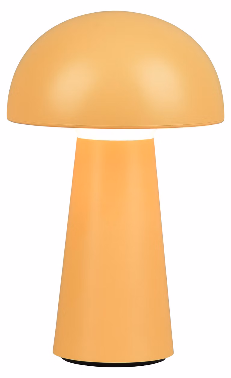Reality Lennon Lampada da tavolo a LED 2W ⌀13,6cm Illuminate Yellow IP44 bianco caldo Touch
