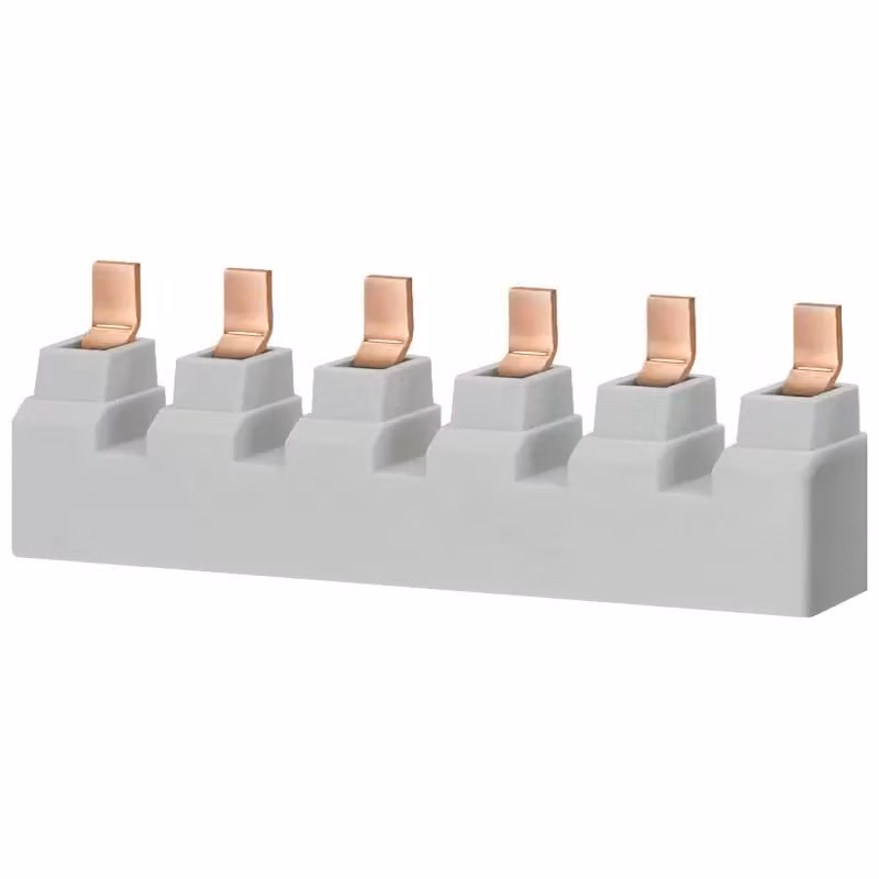 Barra collettrice a perni Siemens, tagliabile, 18 mm², trifase, 1016 mm, conforme alla norma UL 489, 480/277 V, 5ST37103HG