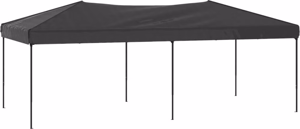 Tenda per Feste Pieghevole Antracite 3x6 m