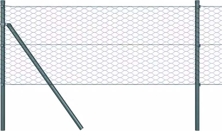 Recinzione Esagonale Verde 0,6 x 50 m PVC