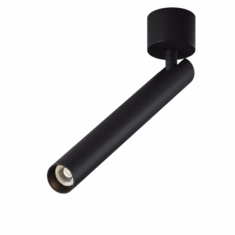 Faretto mobile da soffitto tubo nero LED 6W Focus T Maytoni