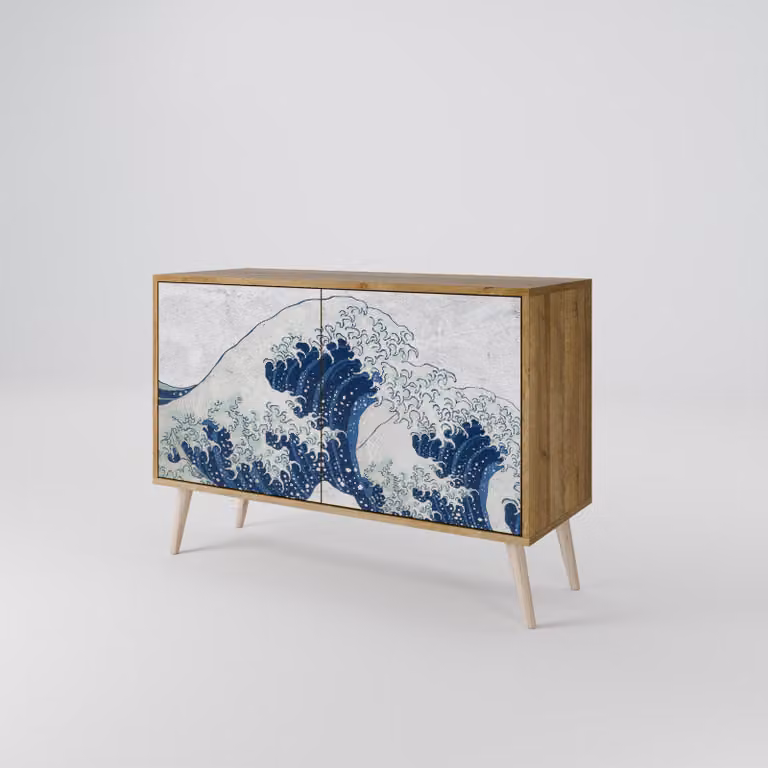 Cassettiera Spacerebels a 2 ante - credenza cassettiera - credenza alta - mobile guardaroba - soggiorno camera da letto - 57,5×111×42 (HxLxP)