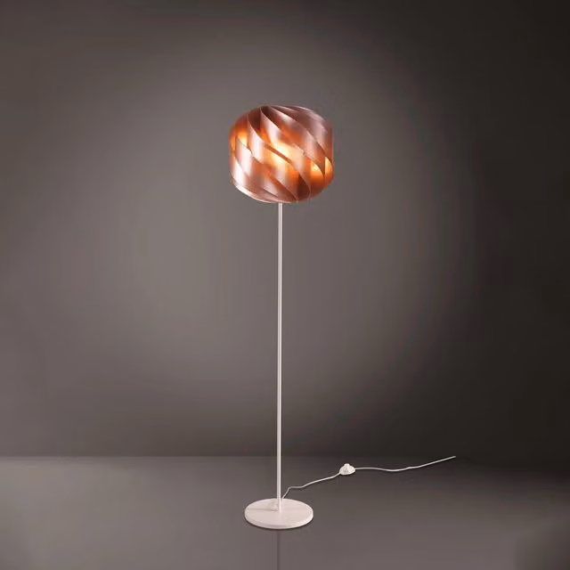 Piantana Moderna Globe Polilux ® Rame E Metallo 1 Luce E27