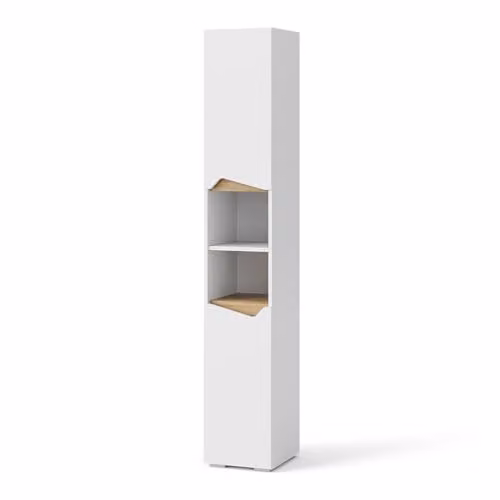 Vicco Armadio per il bagno Marelle, Bianco/Artisan, 30 x 180 cm