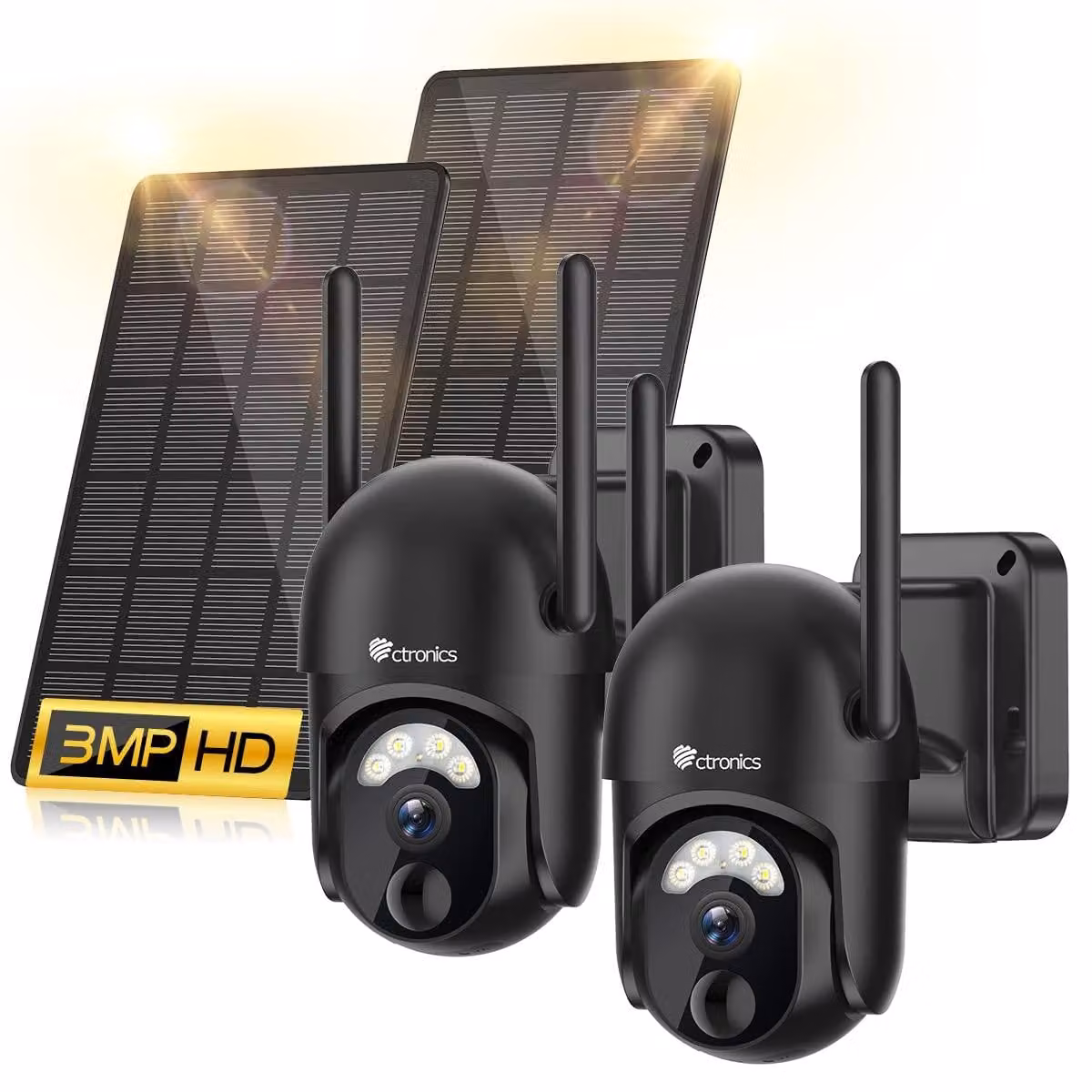 Telecamera di sicurezza wireless per esterni - Risoluzione 2K (3MP) - Batteria da 7800 mAh