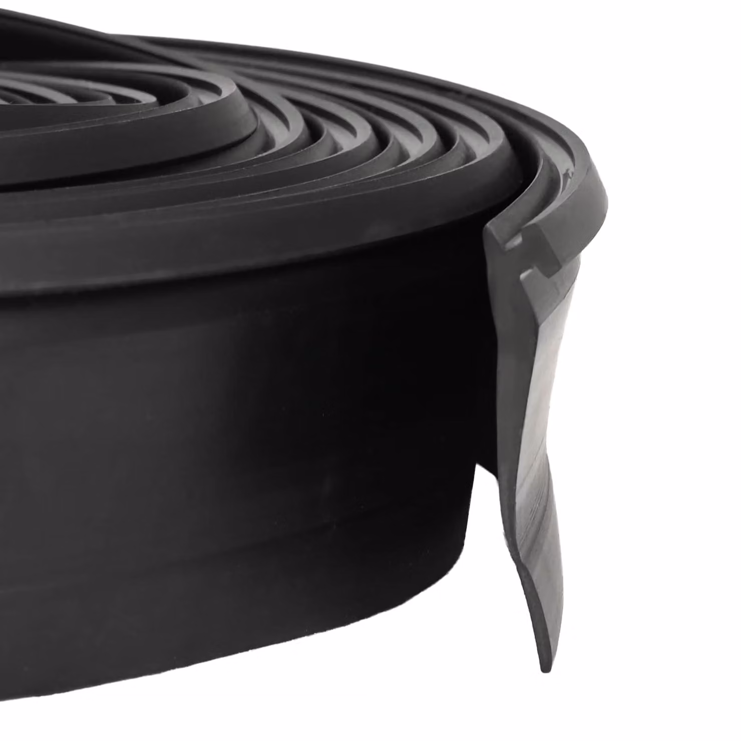 Sigillo per porta garage vidaXL in PVC nero, dimensioni 52 x 2 mm, lunghezza 4,5 m