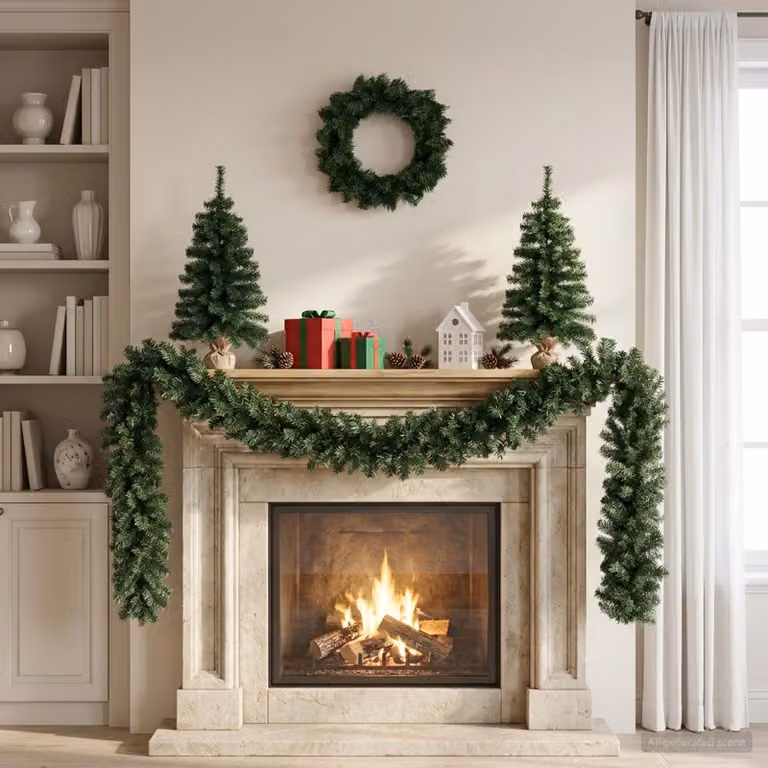 vidaXL Set mini alberi di Natale 60 cm PVC Verde