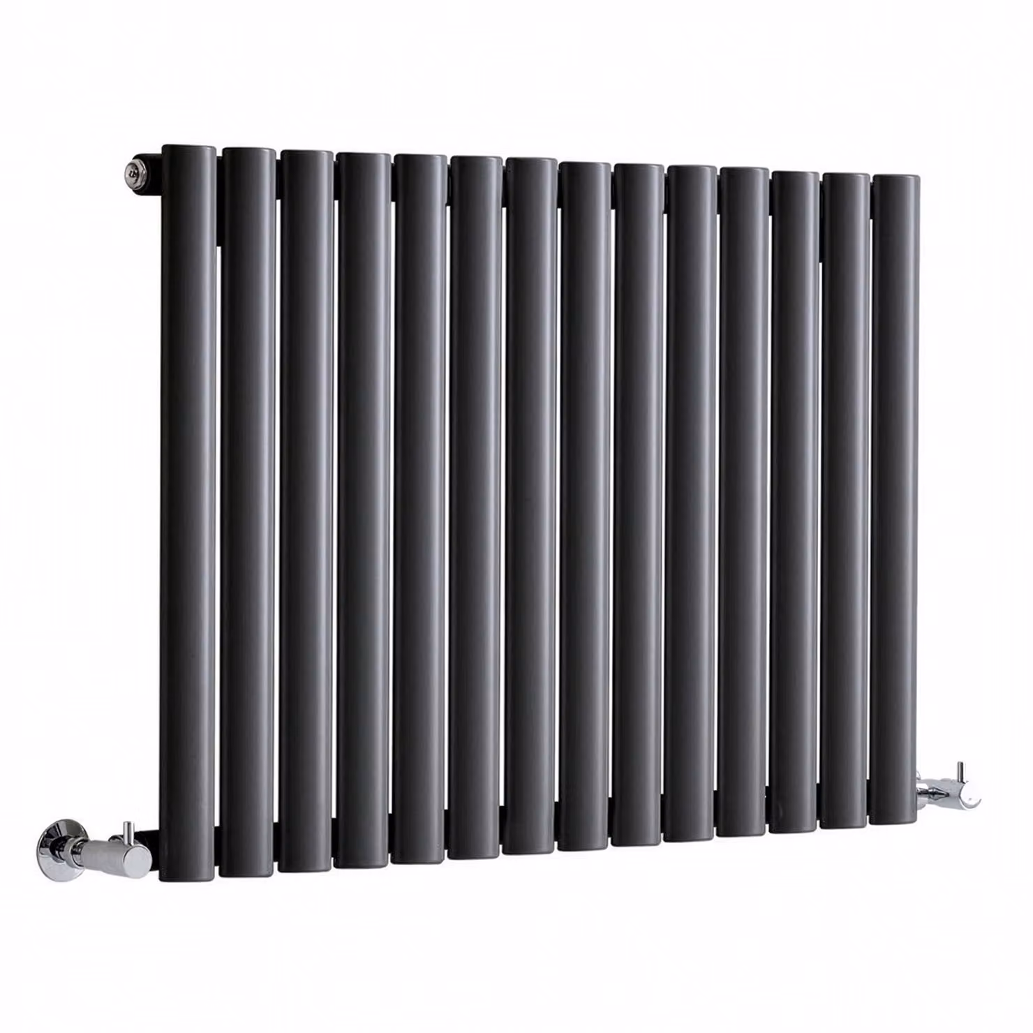 Radiatore di Design Orizzontale (Pannello Singolo) - 595mm x 826mm - Antracite - Sterling Quinn by Hudson Reed