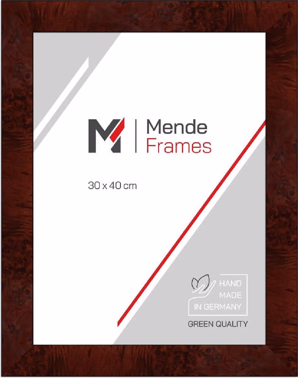 Cornice per foto MendeFrames H14E con decorazione a motivo di radici, 60x60 cm
