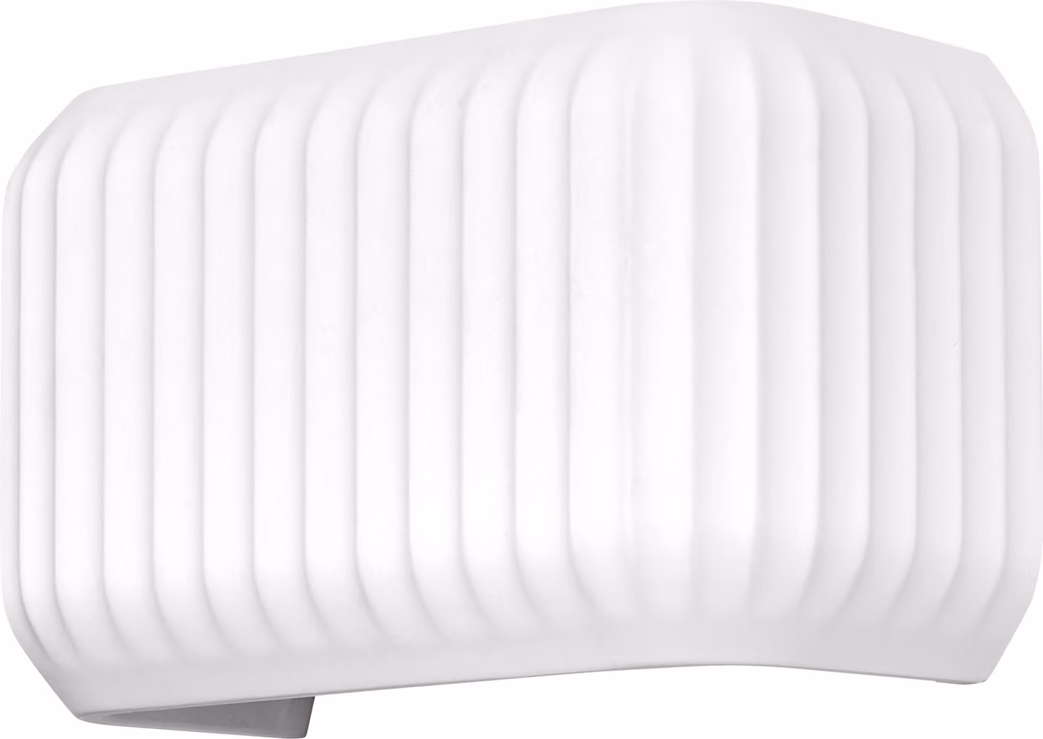 OSRAM Decor Plaster Routes Wall Applique decorativa in gesso, 250 mm, con attacco E27, IP20, bianco