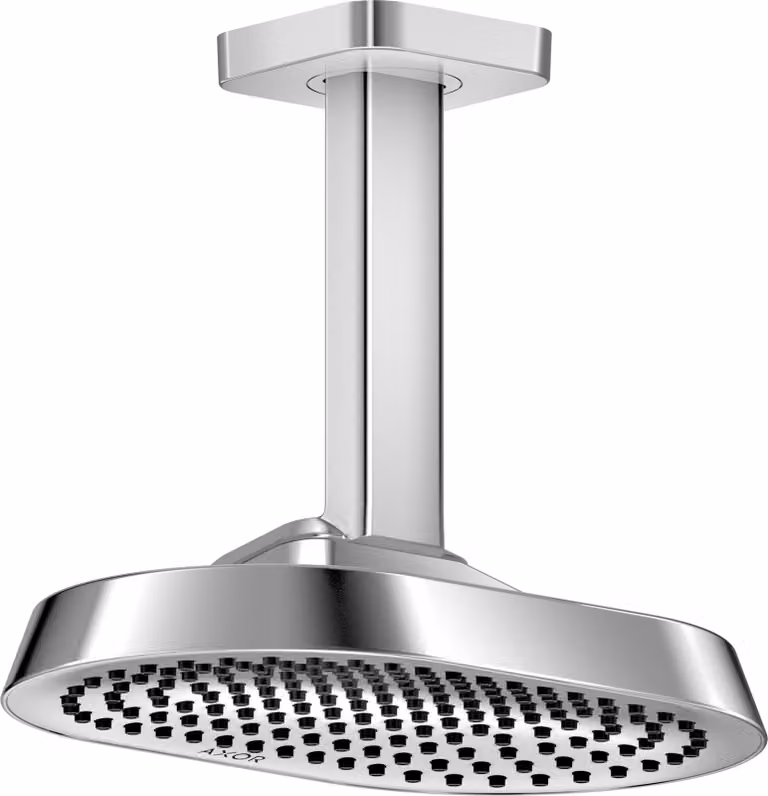 hansgrohe AXOR ShowerSphere Douche de tête 250/160 1jet EcoSmart avec raccordement au plafond, 39764000, 39764000