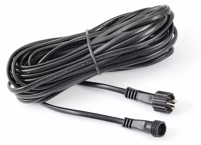 Lampada da esterno a LED, in plastica, colore nero, 12 V, 12 W, 1000 lumen