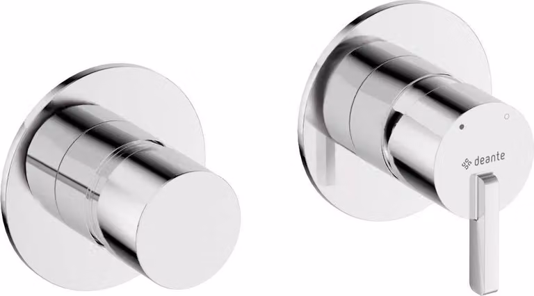 Shower mixer with shower switch - horizontal