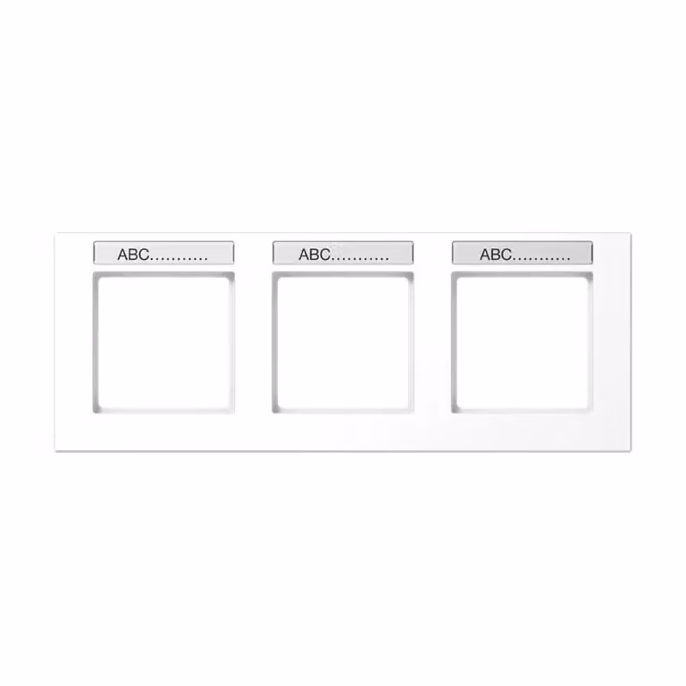 Jung AC5830BFNAWW Cornice con campo di scrittura 9 x 55 mm