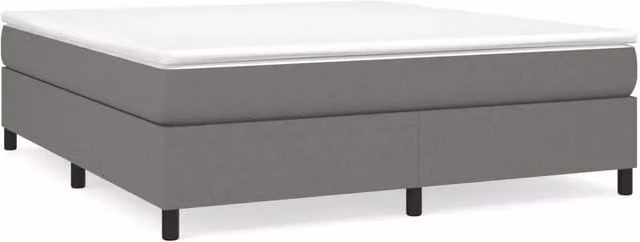 Letto matrimoniale | Letto per adulti | Struttura Letto a Rete a Molle Grigio Scuro 160x200 cm Tessuto