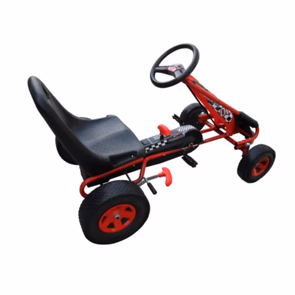 Go-kart a pedali per bambini con sedile regolabile rosso CFW7943559 – 2