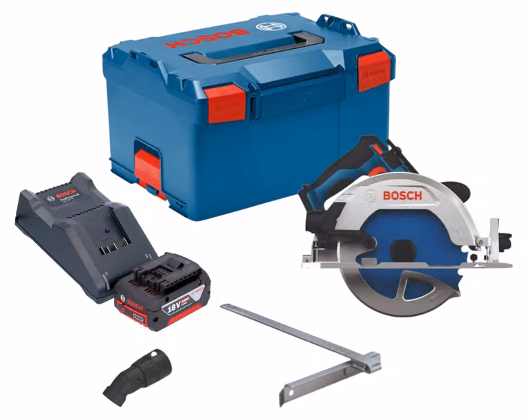 Bosch GKS 18V-68-2 Sega circolare a batteria 18 V 190 mm Brushless + 1x batteria 4,0 Ah + caricabatterie + L-Boxx