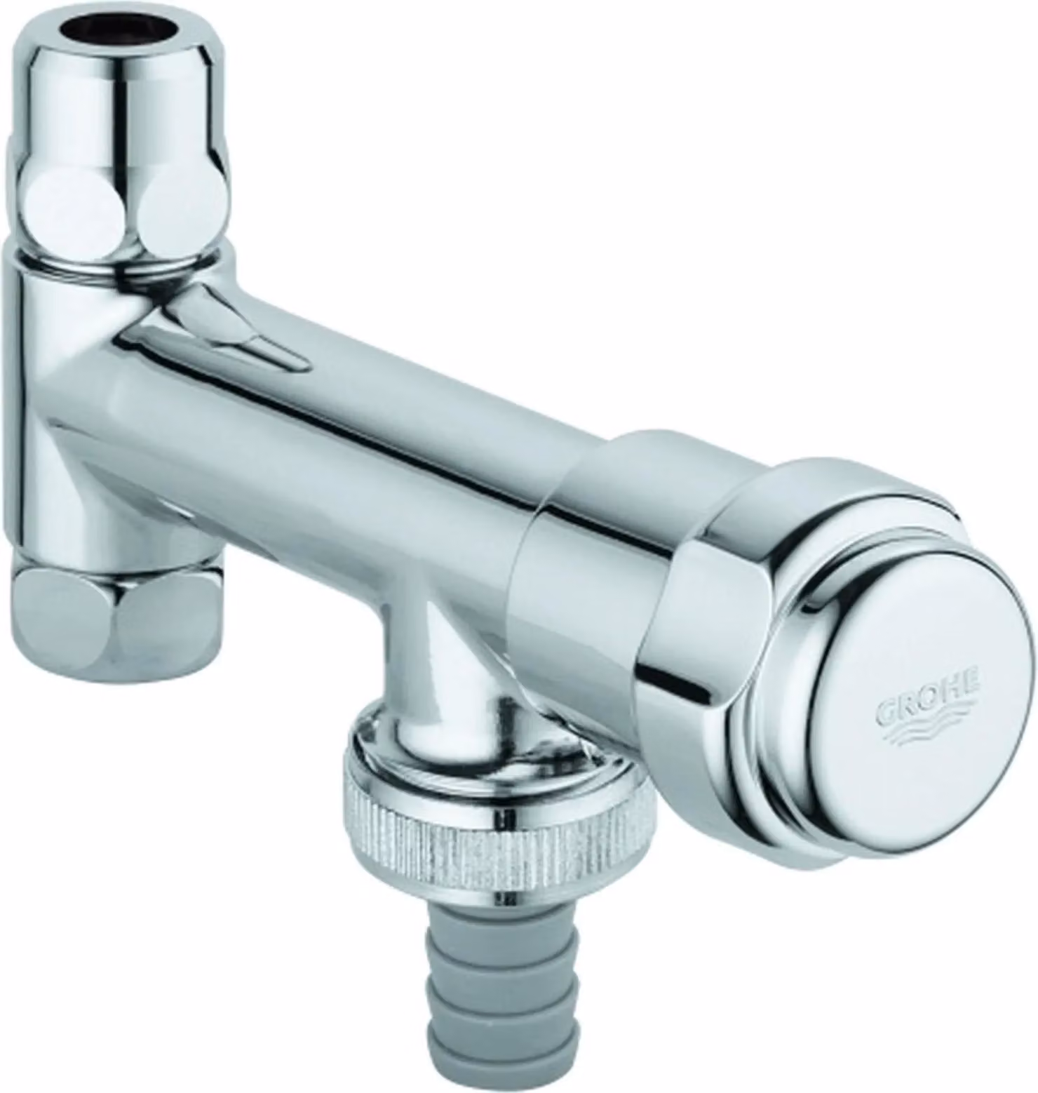 GROHE 41030000 Valvola WAS Eckfix 41030 Dimensione di progetto DN10 con attacco per tubo flessibile cromo