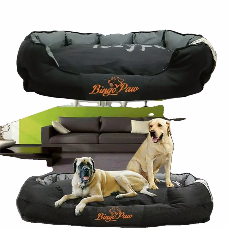 Cuccia per cani, impermeabile, lavabile in lavatrice, nero-a, XXL