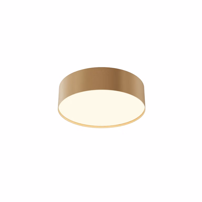 Plafond rotondo 22 cm LED 24W oro opaco Zon Maytoni
