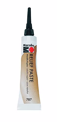 Marabu 787-Pittura rilievo in pasta, 20 ml, colore: rame