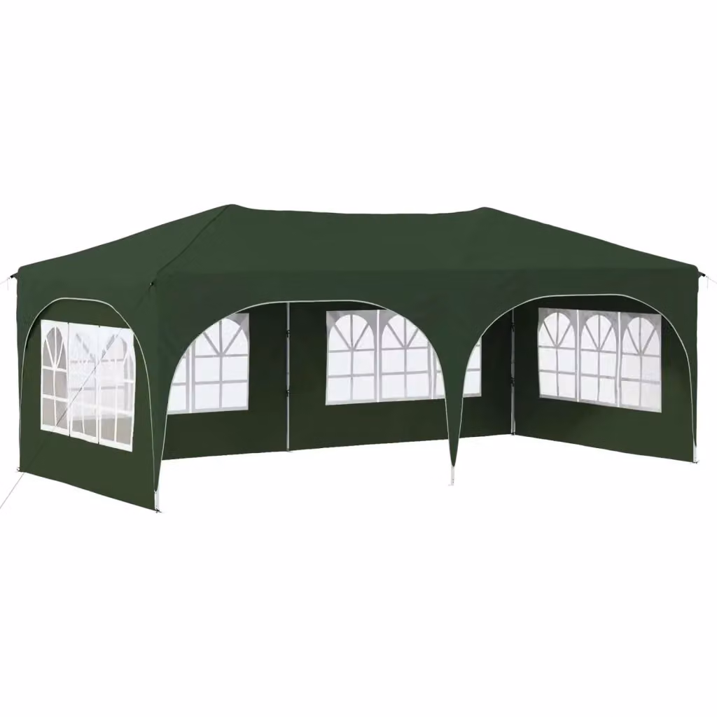 Gazebo pop-up per feste verde L: 575 cm, P: 288 cm, H: 245 cm – 2