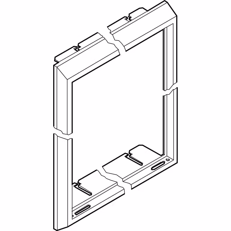 Cornice ABN per S29 RAL 9016 GBR29