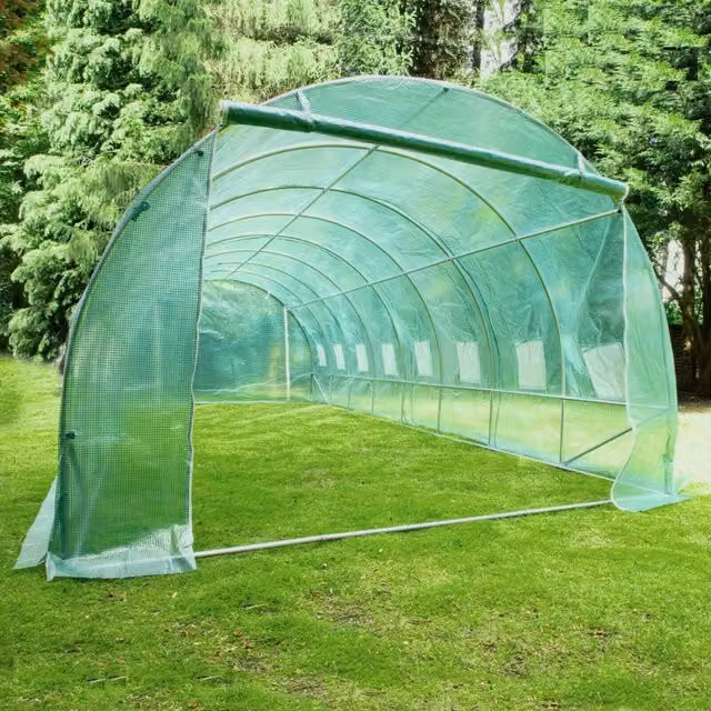 Serra Tunnel Easy 3x4m con telo in PE e rete antigrandine