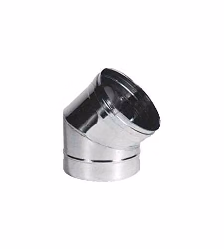 Gomito Inox Settori 45° 13 cm Maral