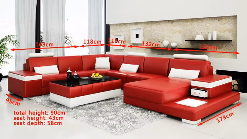 Designer Sofa Couch Ecksofa Luxus Polster Garnitur Wohnlandschaft U-Form