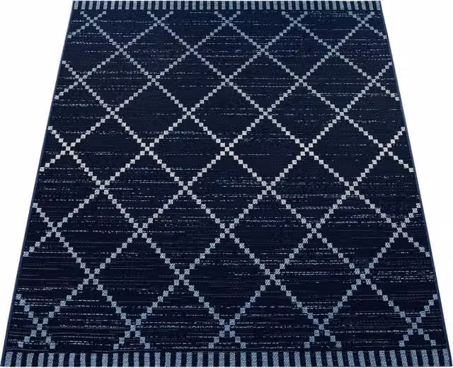 Tappeto per interni ed esterni Katrina blu 80 x 150 cm