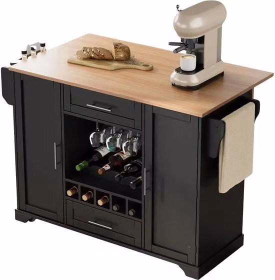 Carrello a Rotelle in Oro - 3 Cassetti - Caffettiera e Bar - Carrello con Ruote - Servizio a Caffè - Carrello da Caffè con Ruote