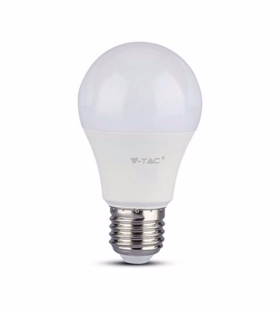 Lampadina LED V-TAC con Chip Samsung, Attacco E27, 12W, Luce Bianca Fredda 6400K, Dimmerabile