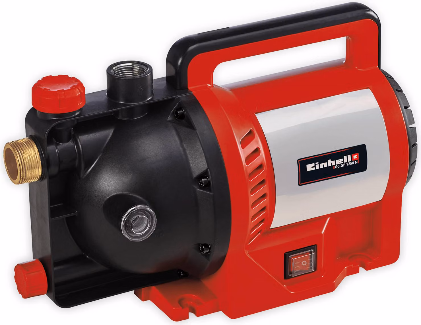 Pompa da giardino Einhell GC-GP 1250 N, portata massima 5000 l/h, potenza 1200 W, prevalenza massima 50 m