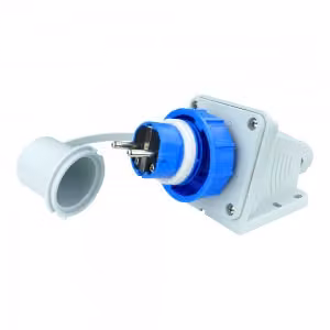 Spina Spina a parete 16A 2P+T 230V IP68 Schuko Hermetic 8307