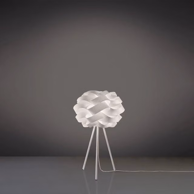 Lampada da scrivania moderna Cloud Polilux Linea Zero bianca in metallo e plastica con attacco E27 – 1