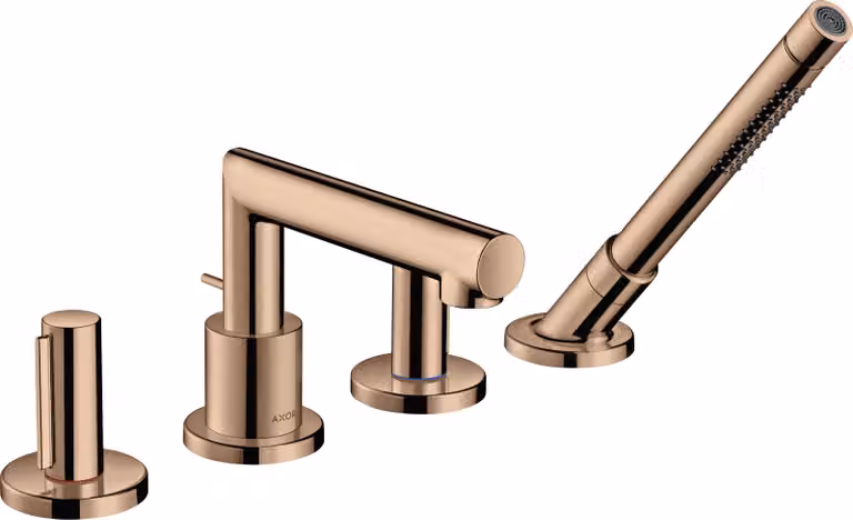 hansgrohe AXOR AXOR Uno 4 trous pour jante de baignoire, Zerogriff, saillie 152mm, 45444300, 45444300