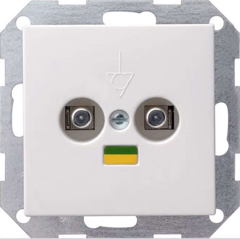 GIRA Potentialausgleich-Dose 040503 2fach System 55 reinweiß (040503)